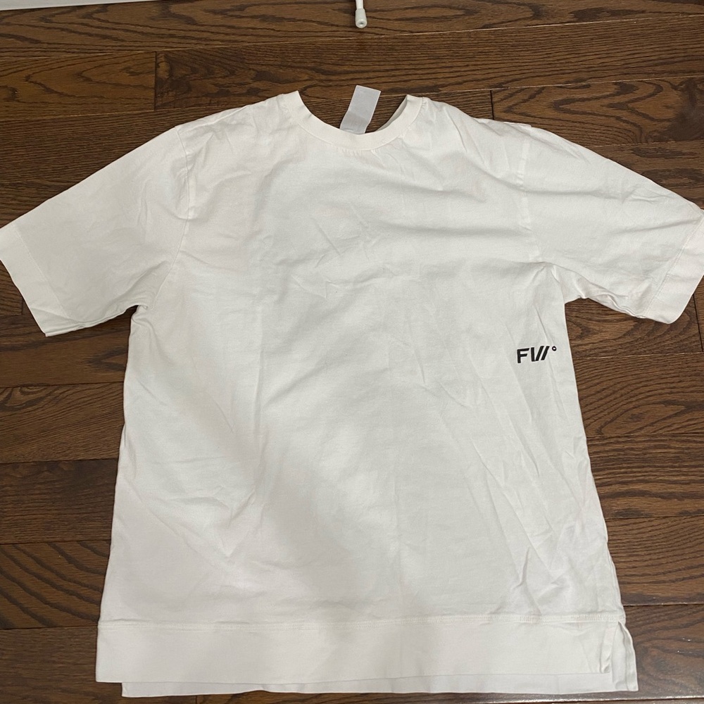 White T-Shirt with Minimalist Graphic